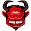 Devil Laugh Icon 64x64 png