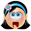 Girl Shock Icon 64x64 png