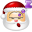 Santa Claus Sleep Icon 64x64 png