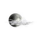 Cloudy Nighttime Icon 128x128 png