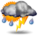 Thunderstorm Day 2 Icon 128x128 png
