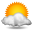 Cloudy Day 1 Icon 32x32 png