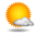 Cloudy Day 2 Icon 32x32 png