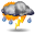 Thunderstorm Day 1 Icon 32x32 png