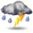 Thunderstorm 1 Icon 48x48 png