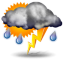 Thunderstorm Day 1 Icon 64x64 png