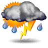 Thunderstorm Day 1 Icon 96x96 png