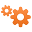 Gears Icon 32x32 png