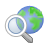 Earth Search Icon 48x48 png