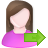 User Female Go Icon