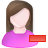 User Female Remove Icon