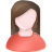User Female White Rb Icon 48x48 png