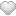 Sharp Grey Heart Icon 16x16 png