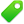 Tag Green Icon 24x24 png