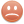 Smile Sad Red Grey Icon 24x24 png