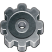 Steel Gear Icon 52x52 png
