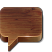 Wood Chat Icon